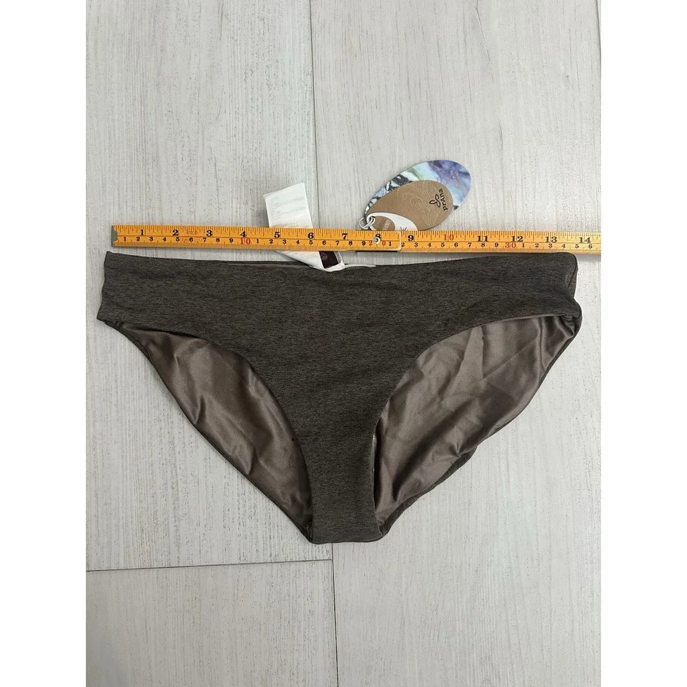 prAna Breya Reversible Bikini Bottom‎ Swim Sz S - Muted Truffle Color